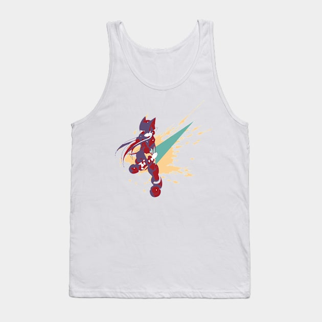 Red Hero Tank Top by DoubleZero_24